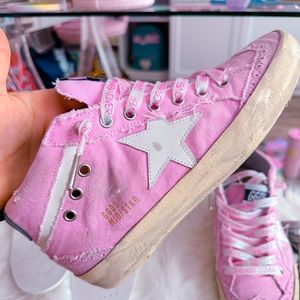 ❌ SOLD ❌ Golden Goose Midstars - Pink Canvas - Size 37